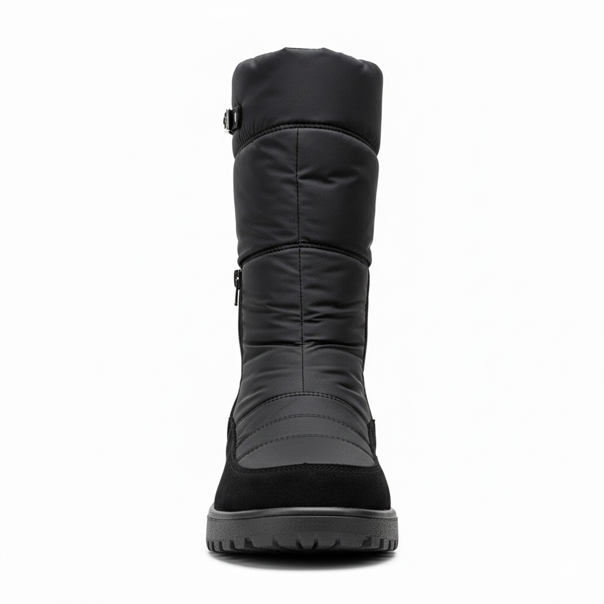 Botas De Invierno Para Mujer Diseño Acolchado Suela Gruesa