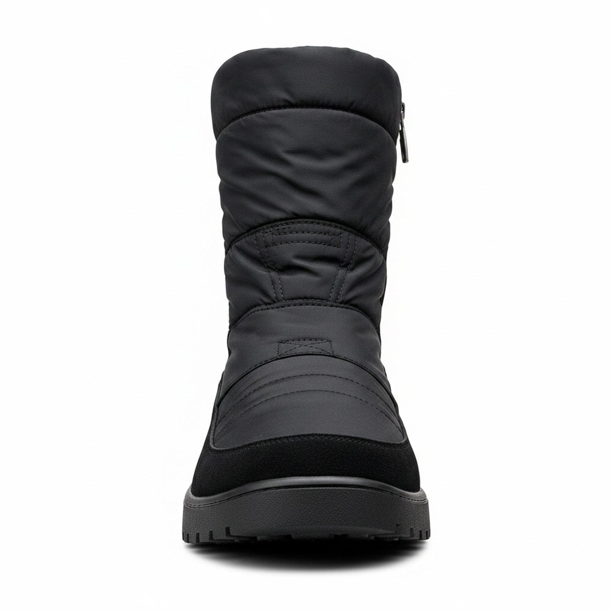 Botas De Invierno Mujer Diseño Acolchado Con Suela Alta